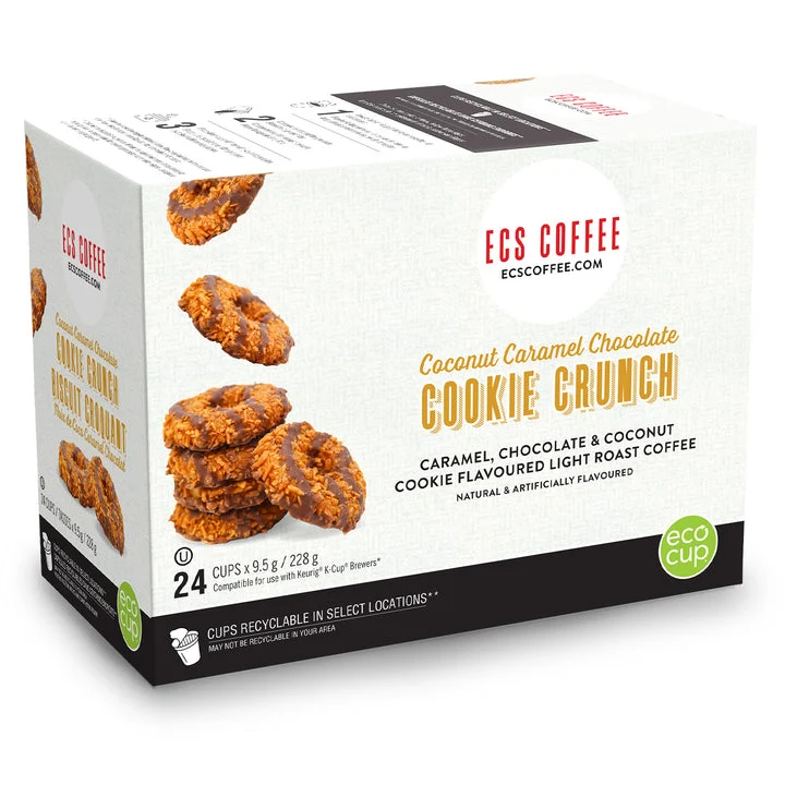 ECS Coffee Coconut Caramel Chocolate Cookie Crunch 24 CT