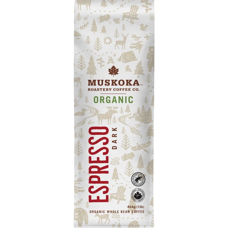 Muskoka Roastery WB Organic Espresso 1Lb (454g)
