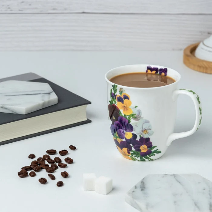 McIntosh Java Mug - Botanical Flowers - Viola