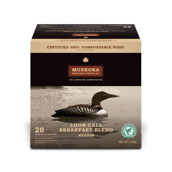 Muskoka Roastery Coffee Co. Loon Call Breakfast Blend 20 CT