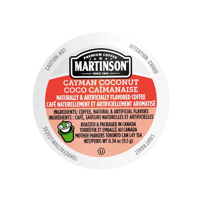 Martinson Coffee Toasted Coconut 24 CT
