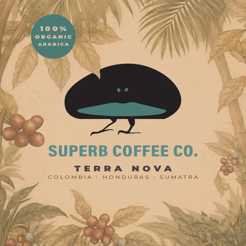 Superb Coffee Co. Terra Nova 100% ORGANIC Espresso Beans 250g