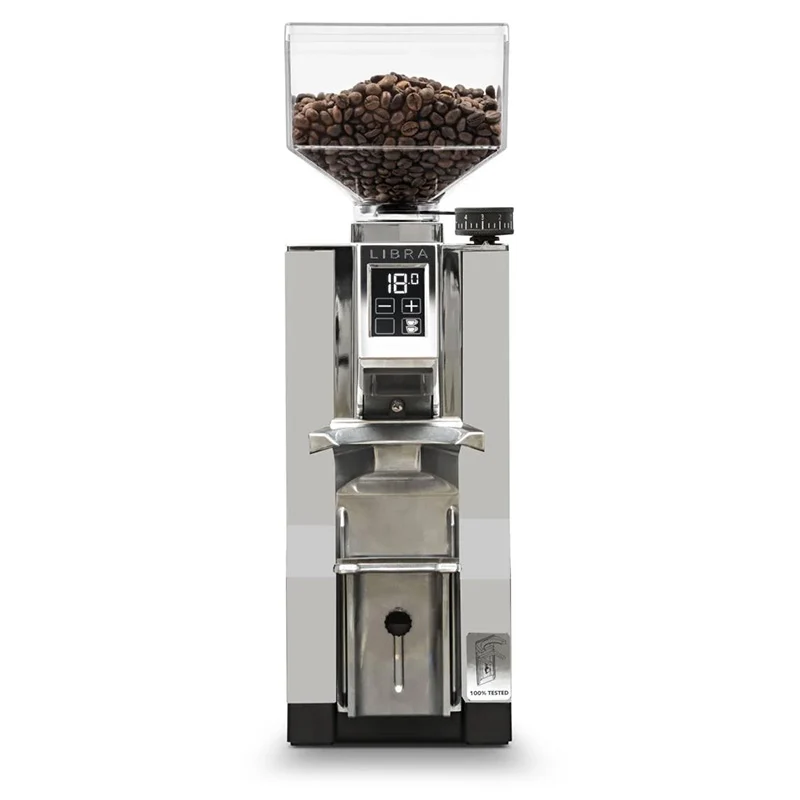 Eureka Mignon Libra 55 Coffee Grinder 230v - Chrome