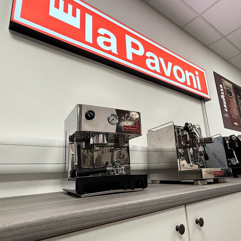 REFURBISHED PRODUCT La Pavoni Combined Domus Bar Domestic Coffee Machine with Integrated Grinder Stainless Steel UK Plug LPCDMB02UK