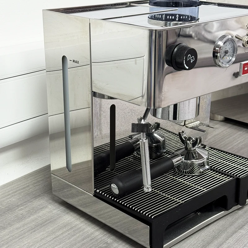 REFURBISHED PRODUCT La Pavoni Combined Domus Bar Domestic Coffee Machine with Integrated Grinder Stainless Steel UK Plug LPCDMB02UK