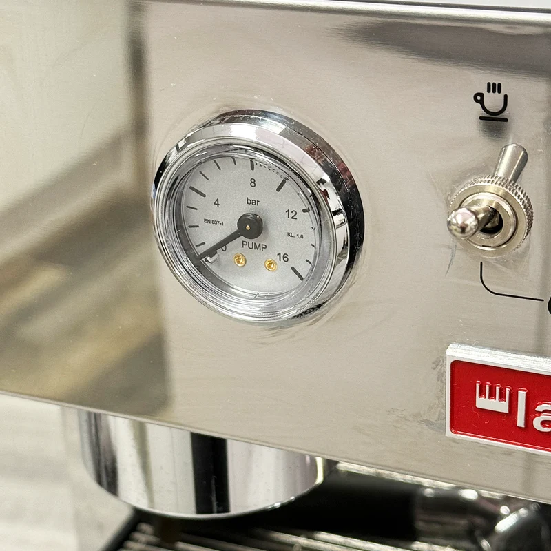 REFURBISHED PRODUCT La Pavoni Combined Domus Bar Domestic Coffee Machine with Integrated Grinder Stainless Steel UK Plug LPCDMB02UK