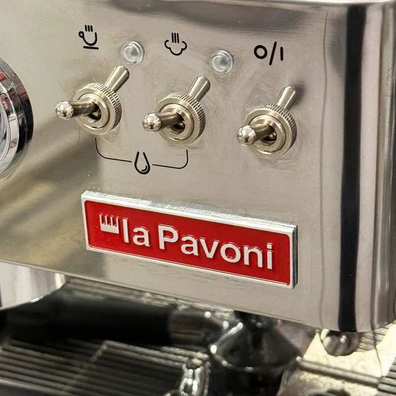 REFURBISHED PRODUCT La Pavoni Combined Domus Bar Domestic Coffee Machine with Integrated Grinder Stainless Steel UK Plug LPCDMB02UK