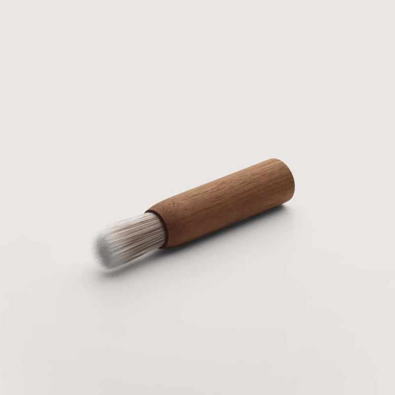 LIGRE youn silver-beige mit Walnut Zubehör