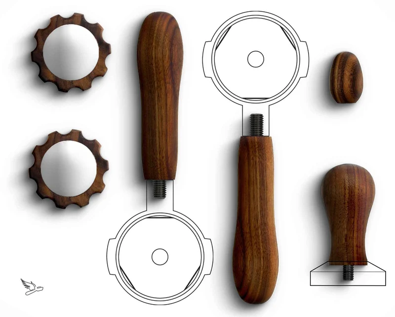 Holz Umrüstset für VBM Domobar Digit
