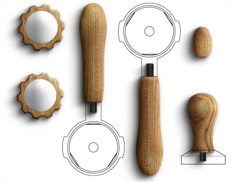 Holz Umrüstset für VBM Domobar Digit