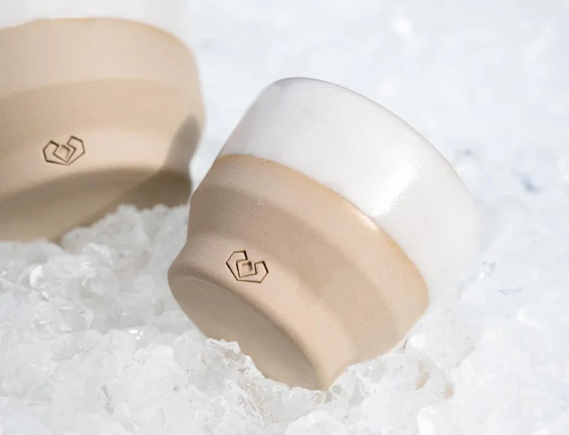 hartmud Polar Fae – 80-ml halbglasierte Steinzeug-Espressotasse