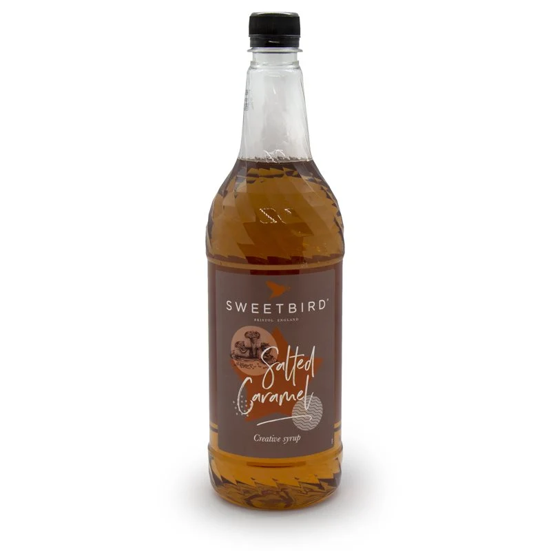 Sweetbird Classic Salted Caramel Syrup 1.0 Ltr