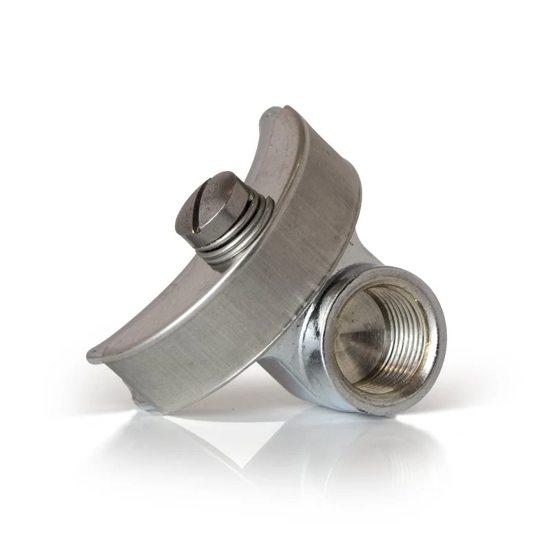 Adjustable Closed Double Delivery Spout 3/8"