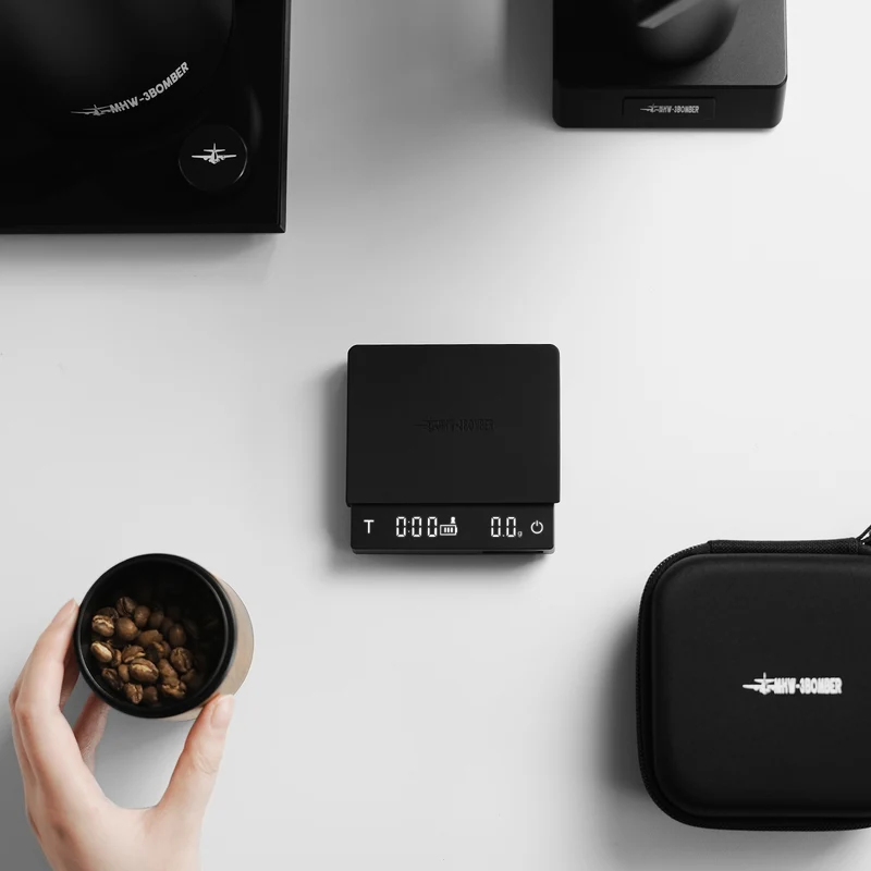 MHW-3BOMBER Cube Coffee Scale 3.0 Micro - Black