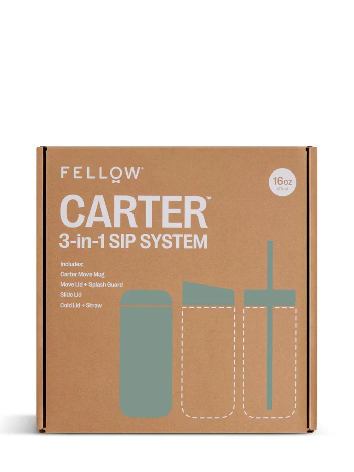 Fellow - Carter 3 - 1 Sip Set - Smoke Green (474ml/16oz)
