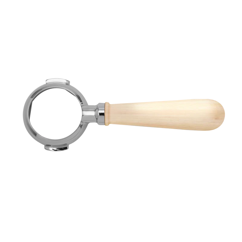Lelit Siebträger bodenlos mit Ahornholz-Griff und Filter