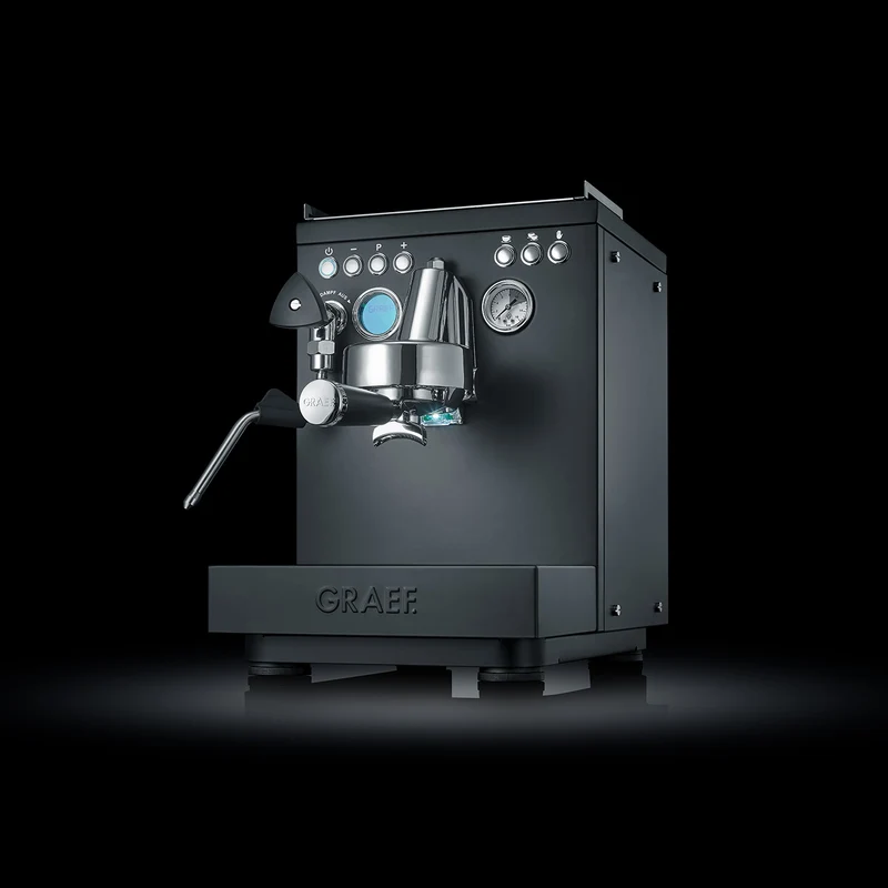 Siebträger-Espressomaschine Batessa, schwarz-matt