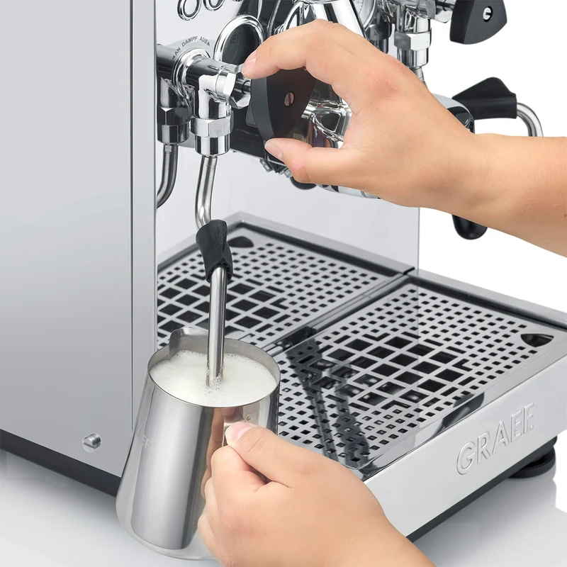 Siebträger-Espressomaschine Estessa, Edelstahl