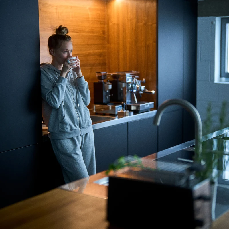 Siebträger-Espressomaschine Estessa, Edelstahl