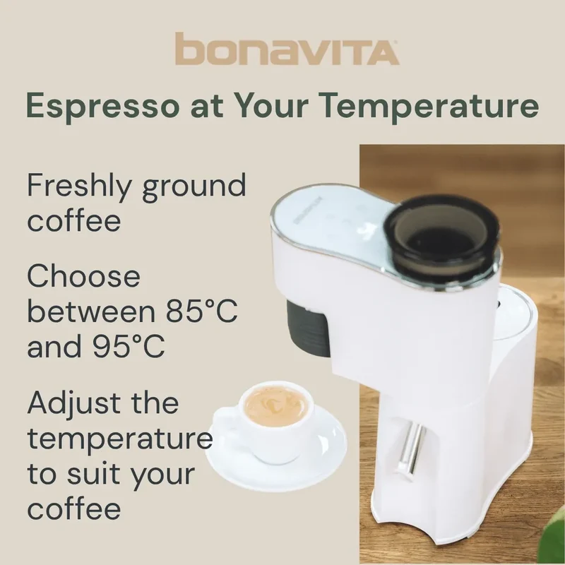 Bonavita Voyager Mini Espresso Machine – White