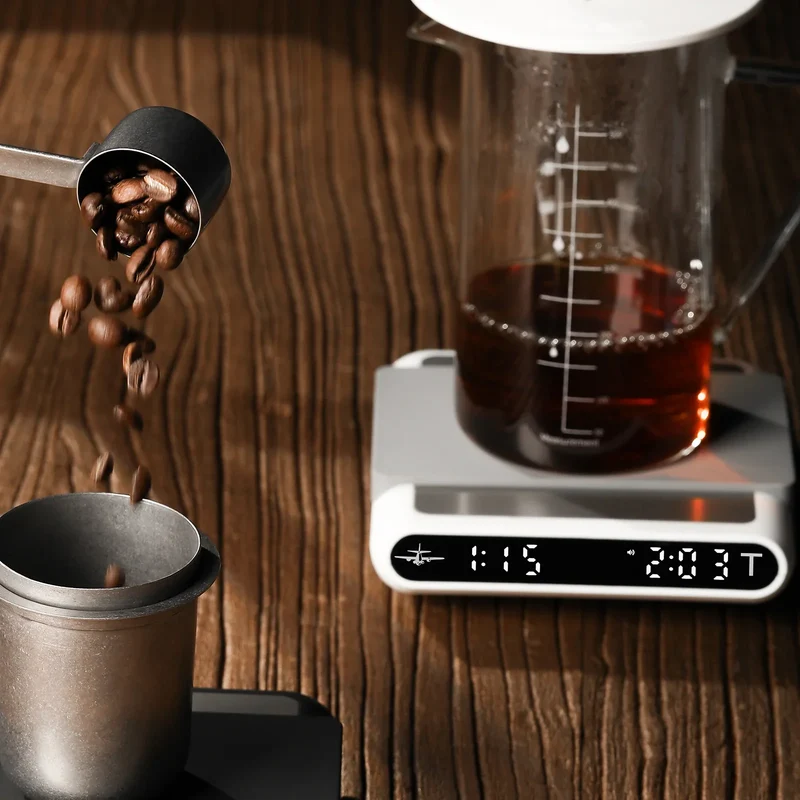 MHW-3BOMBER FORMULA KAFFEEWAAGE white