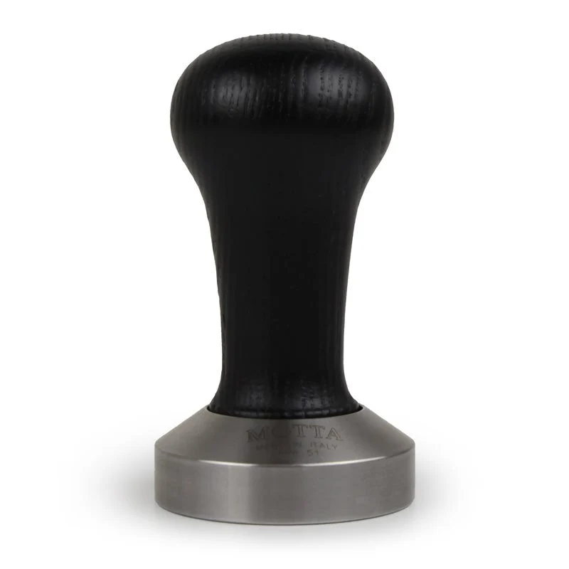 Motta Flat Coffee Tamper ø 51mm Black Handle - 8180/B