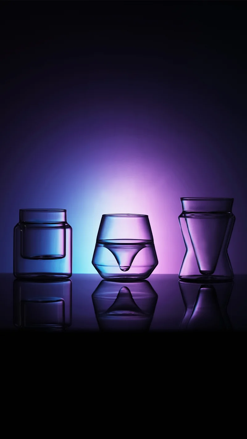MHW-3BOMBER DW Glass-V type 130ml