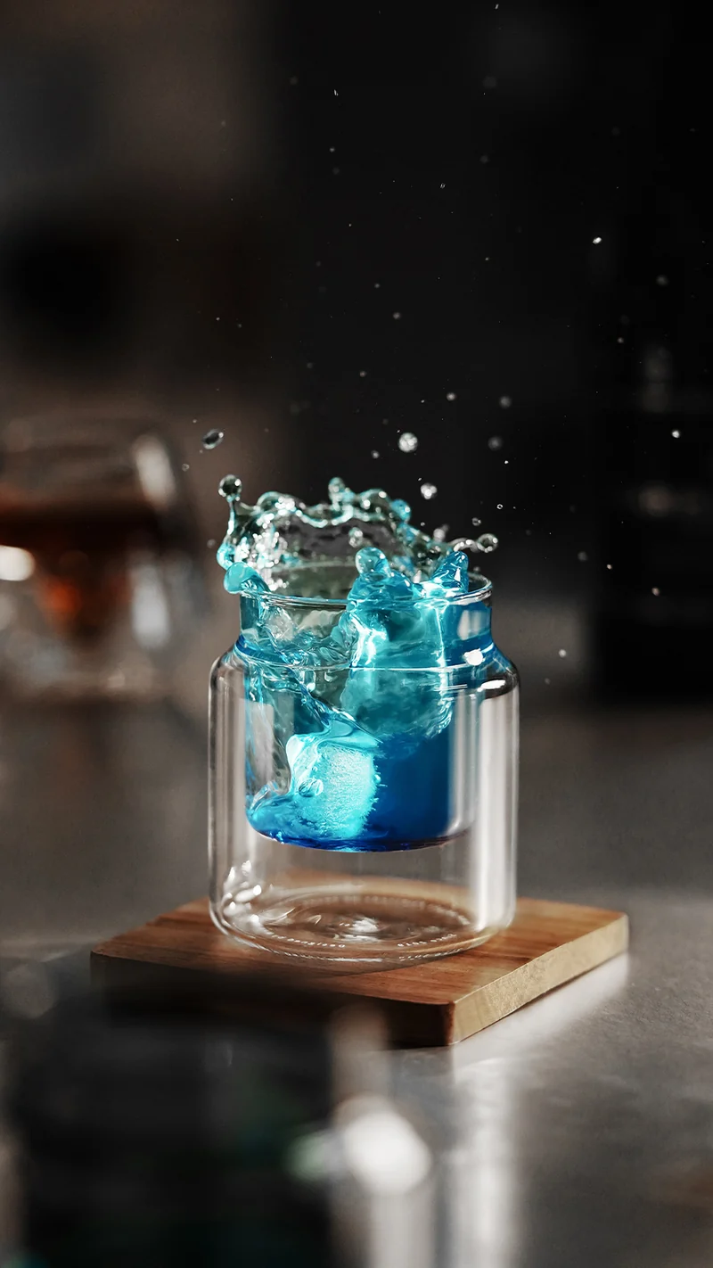 MHW-3BOMBER DW Glass-V type 130ml