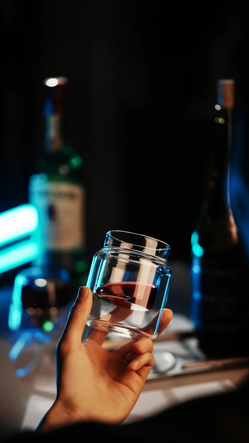 MHW-3BOMBER DW Glass-V type 130ml