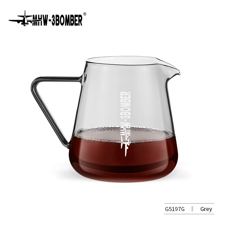 MHW Elf Coffee Server Glass 500ml - Grey
