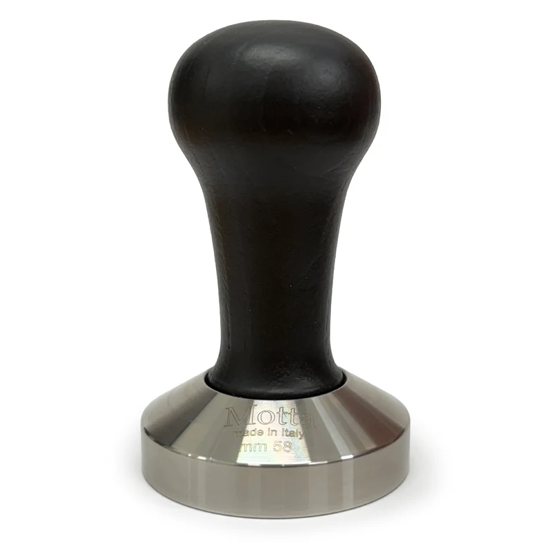 Motta Flat Coffee Tamper ø 58mm Black Handle