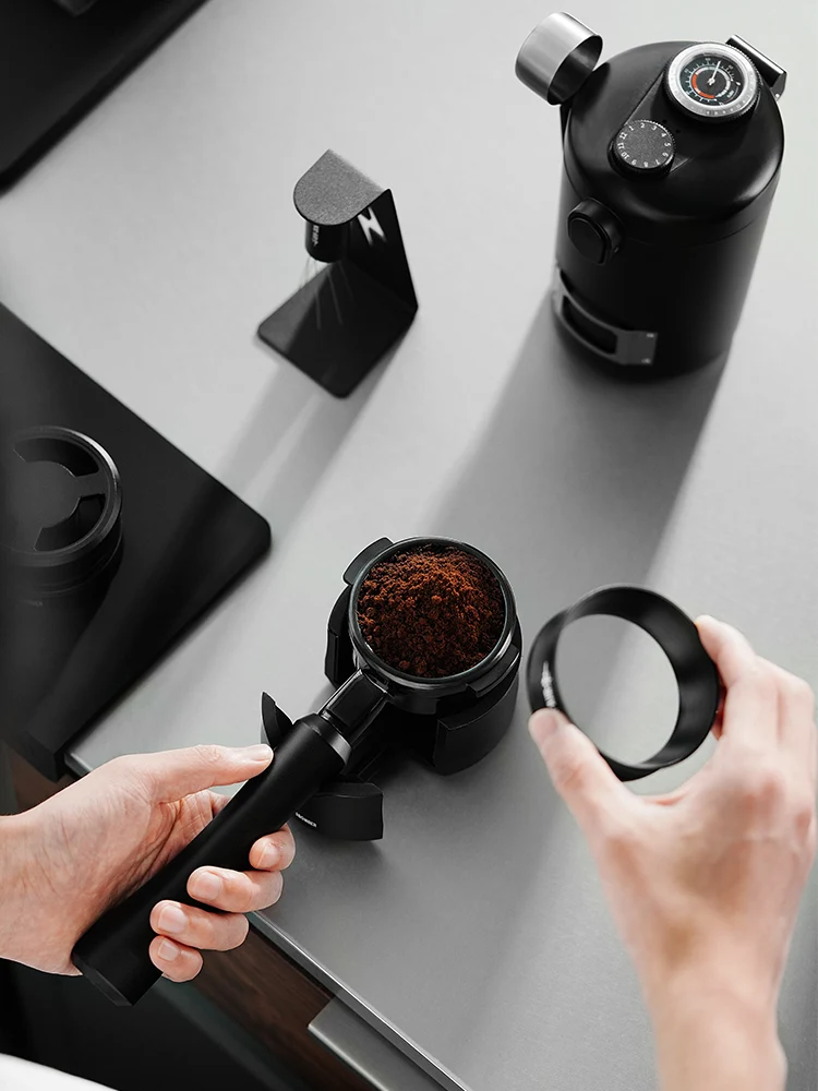 MHW Astra Series Bottomless Portafilter 58mm Black