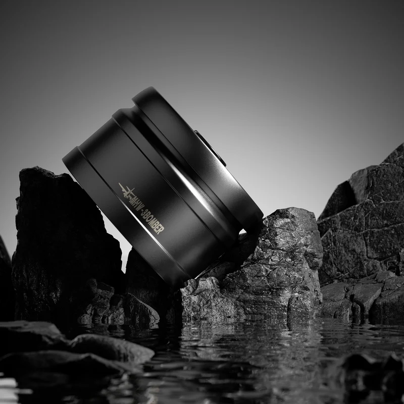 MHW Coffee Manual Vacuum Storage Canister - Black
