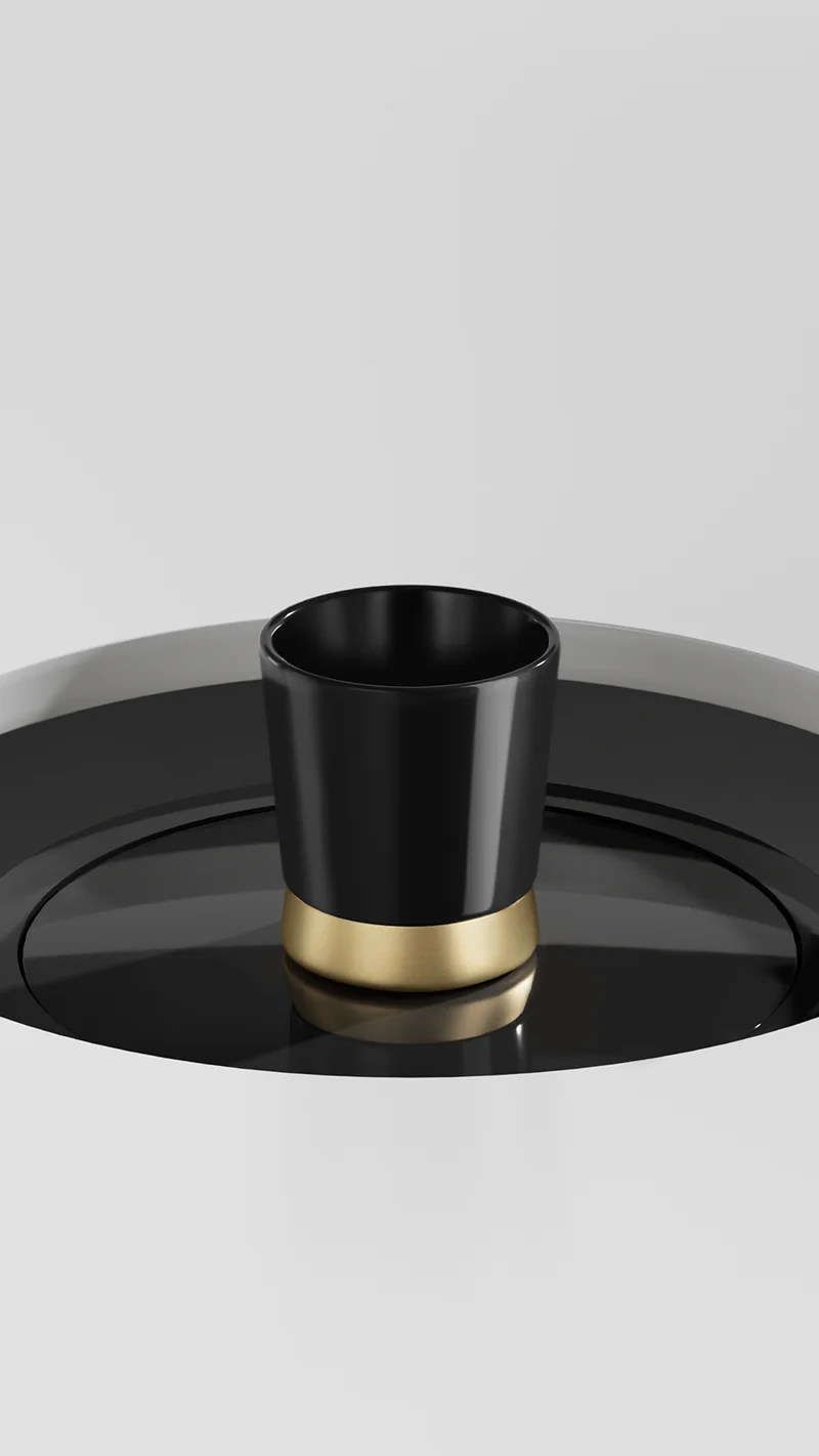 MHW CERA Series Ceramic Cup-240ml Black