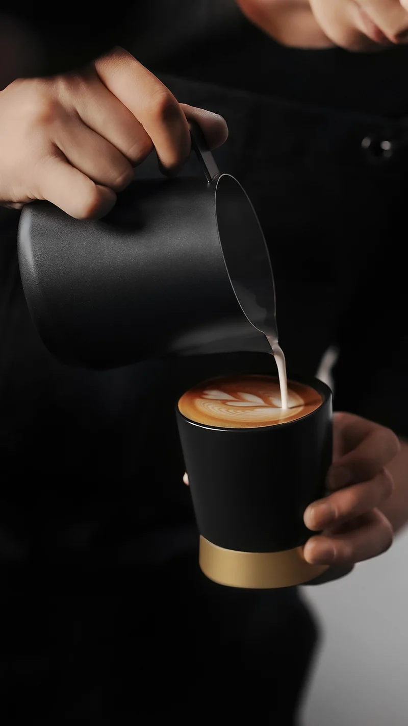 MHW CERA Series Ceramic Cup-240ml Black