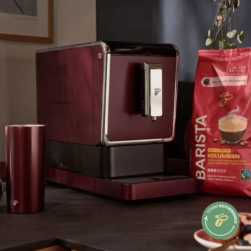 Refurbished Esperto Caffè - Dark Red