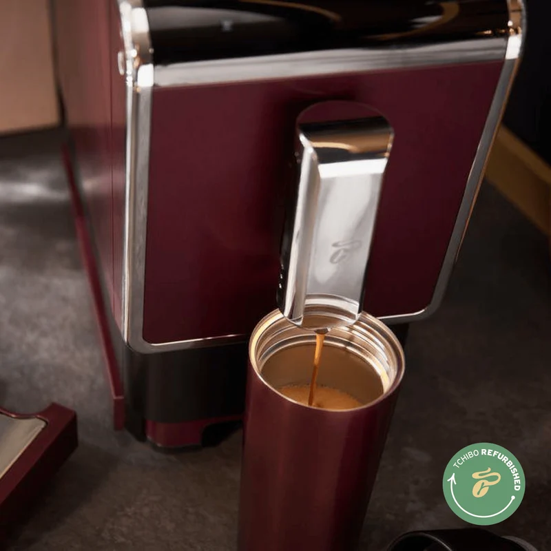 Refurbished Esperto Caffè - Dark Red