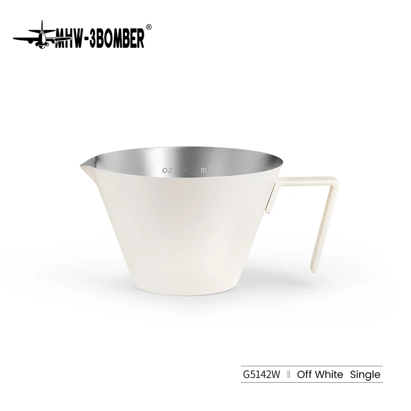 MHW Stainless Steel Measuring Cup 100ml - Off White