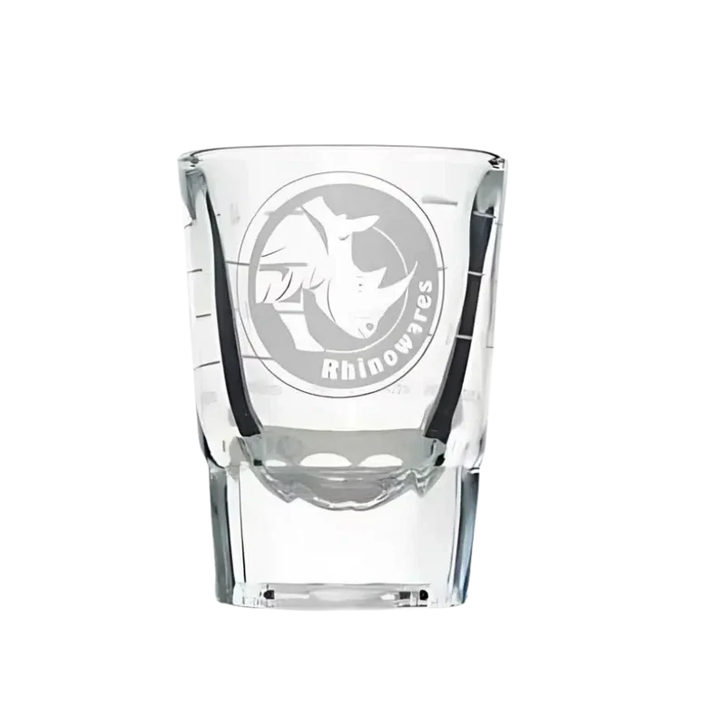 Rhino Round Espresso Shot Glass Lined (2oz/60ml)