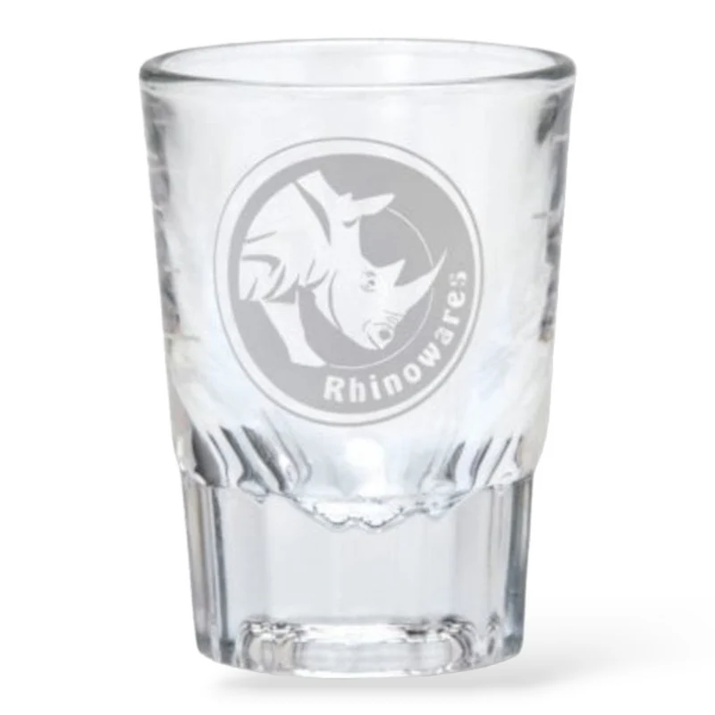 Rhino Round Espresso Shot Glass Lined (2oz/60ml)