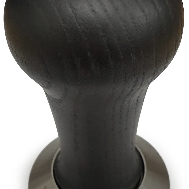 Motta Flat Stainless Coffee Tamper ø 49mm Black Handle - 8120/B