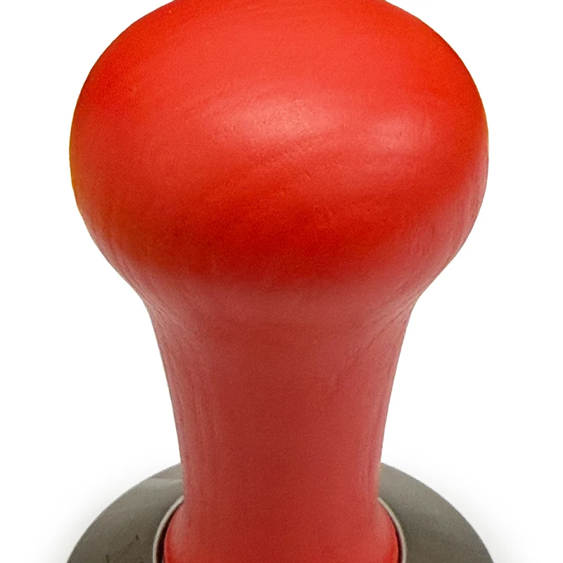 Motta Flat Stainless Coffee Tamper ø 58mm Red Wood Handle