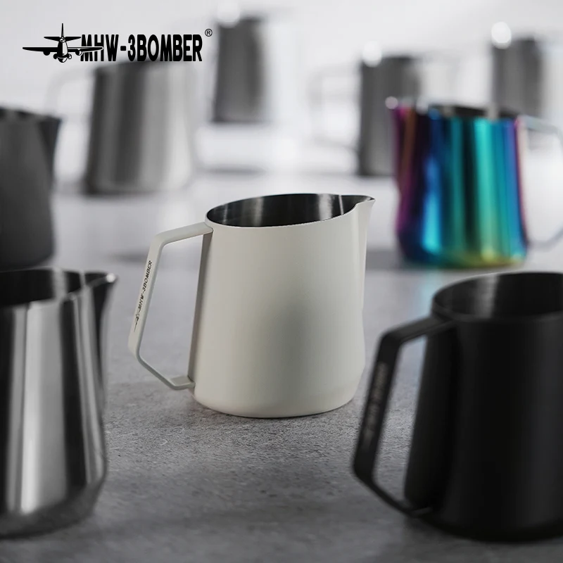 MHW GT Milk Pitcher 600ml Silver U-shape spout