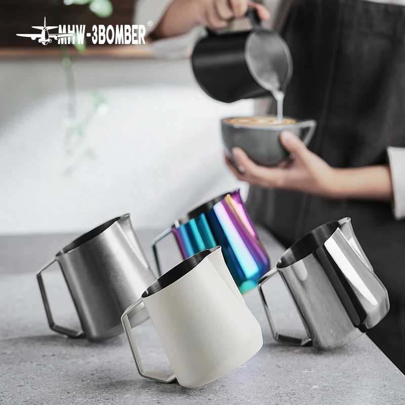 MHW GT Milk Pitcher 600ml Silver U-shape spout