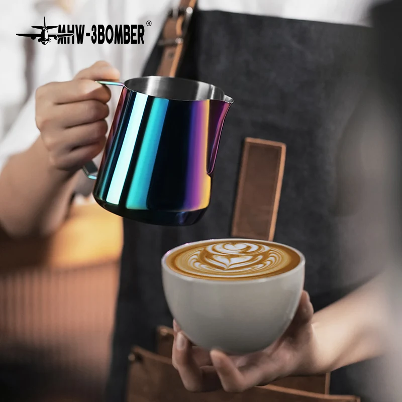 MHW GT Milk Pitcher 600ml Silver U-shape spout