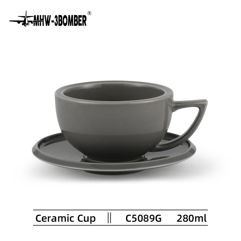 MHW Latte Cup 280ml Grey