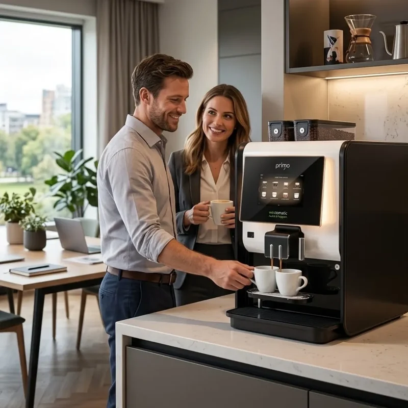 Westomatic Primo Compact X Espresso Machine - Bean to Cup + 100 Cups per Day