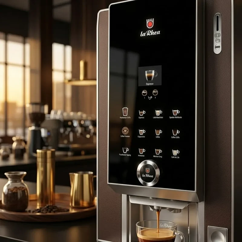 LaRhea Variplus Doppio & Cup Coffee Machines - Bean to Cup