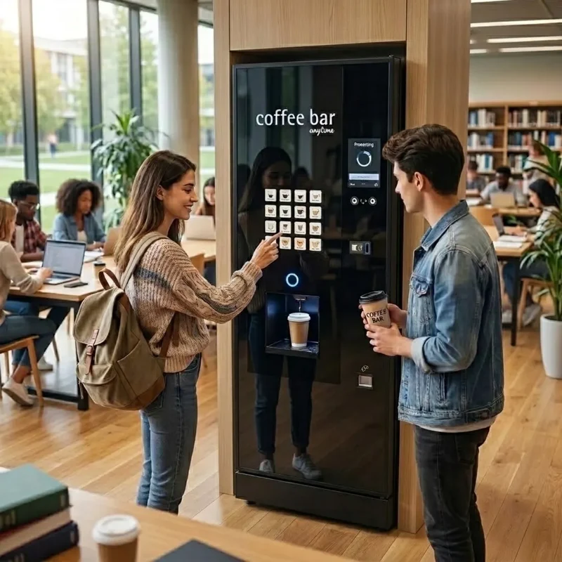 Rhea Luce Zero.0 Coffee Machine - 300 Cups per Day + Instant or Espresso
