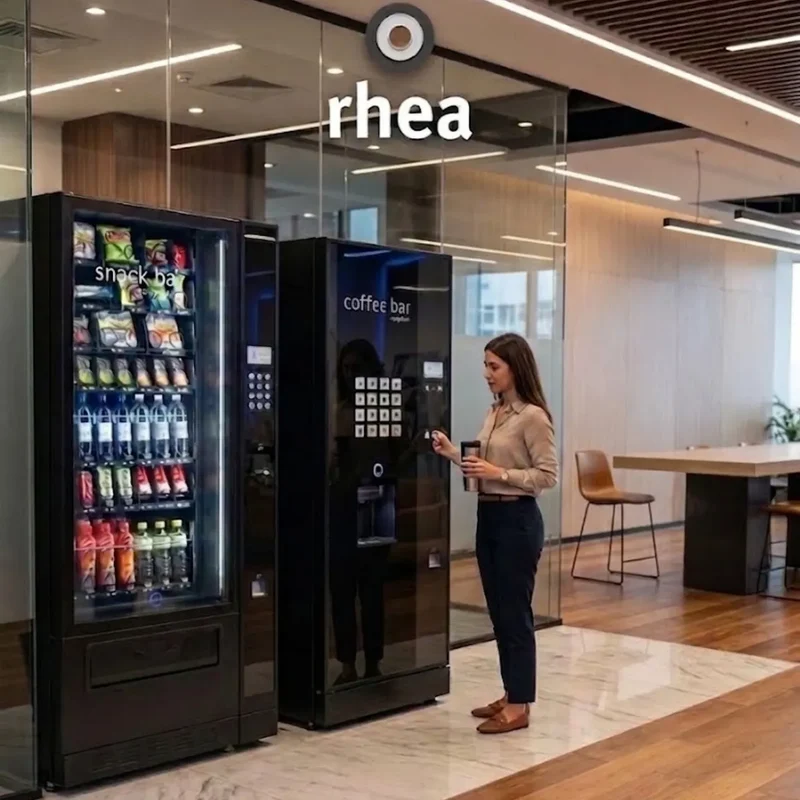 Rhea Luce Zero.0 Coffee Machine - 300 Cups per Day + Instant or Espresso